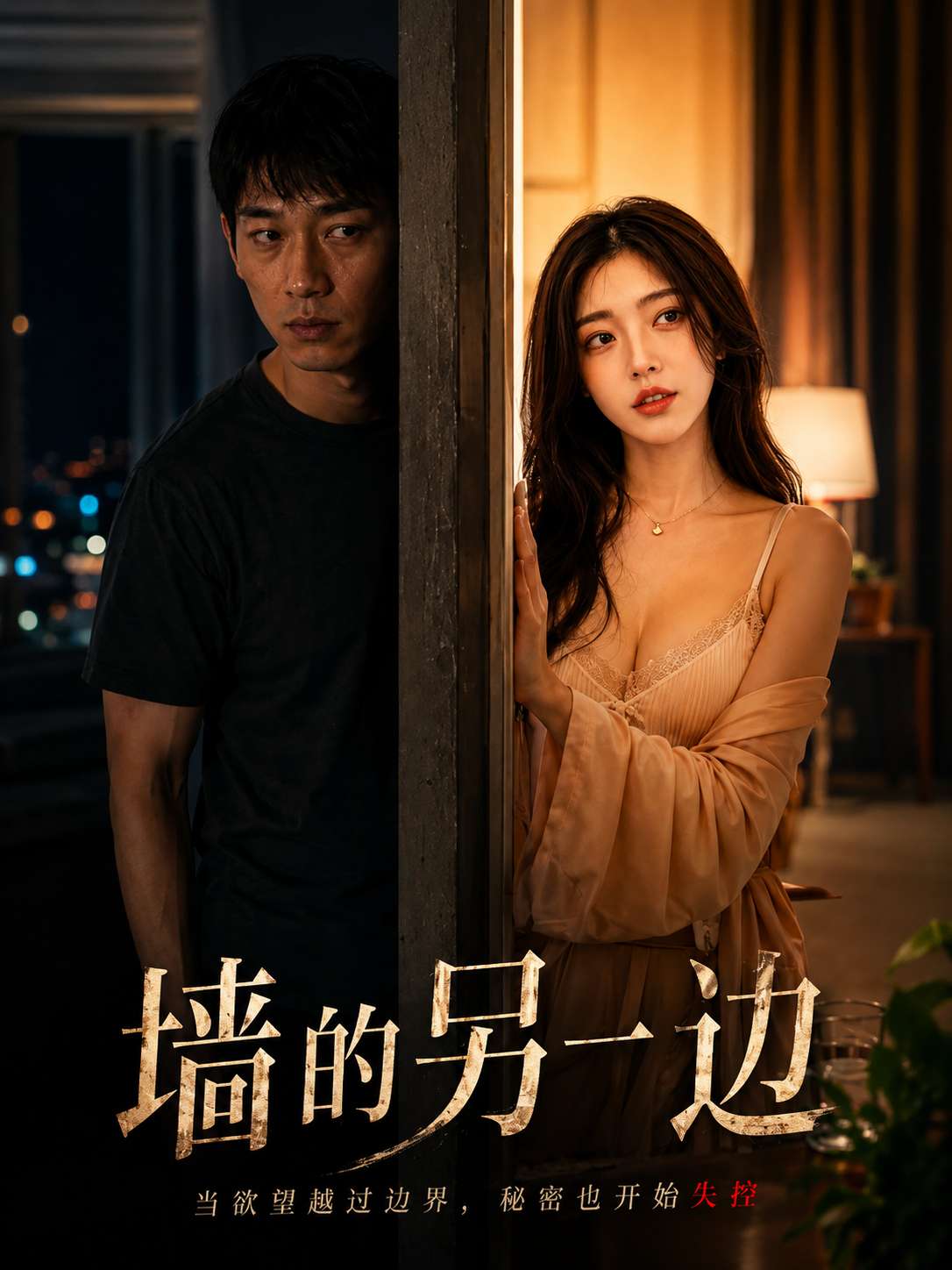 【AI成人短剧】墙的另一边