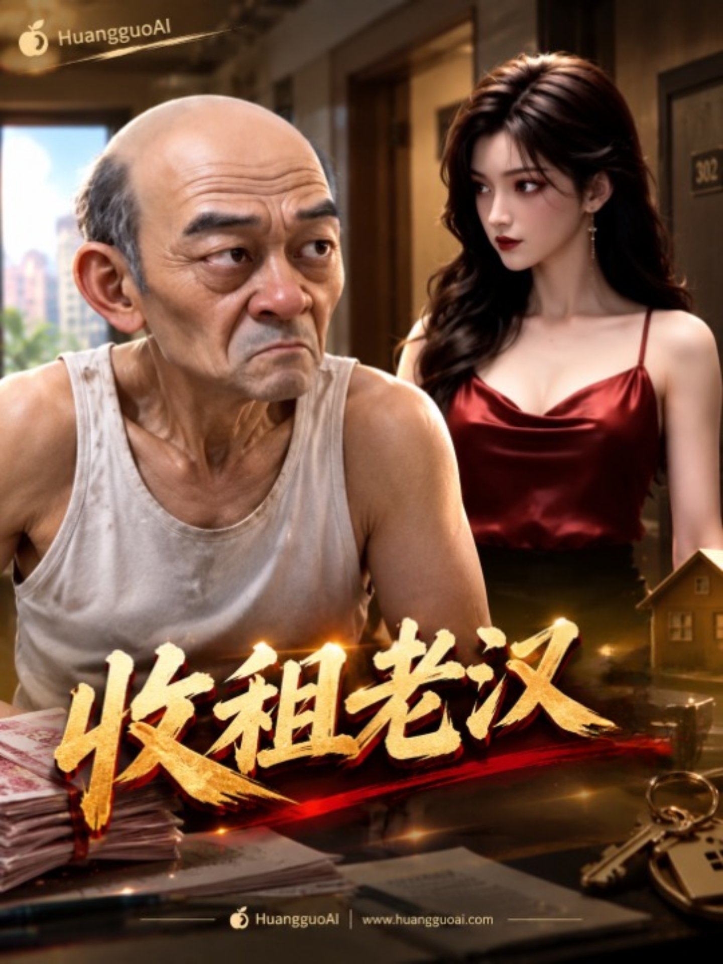 【AI成人短剧】收租老汉