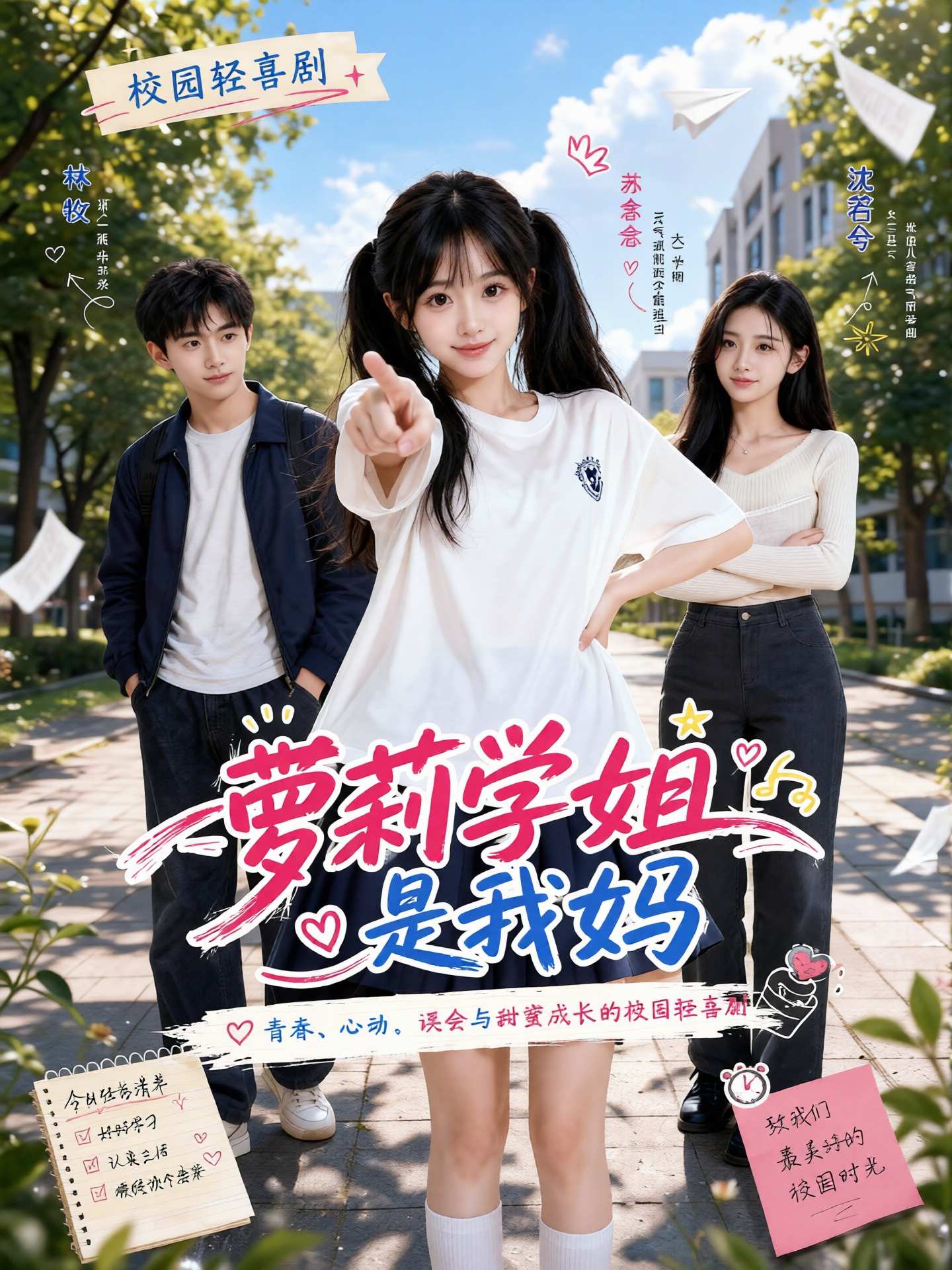【AI成人短剧】萝莉学姐是我妈？